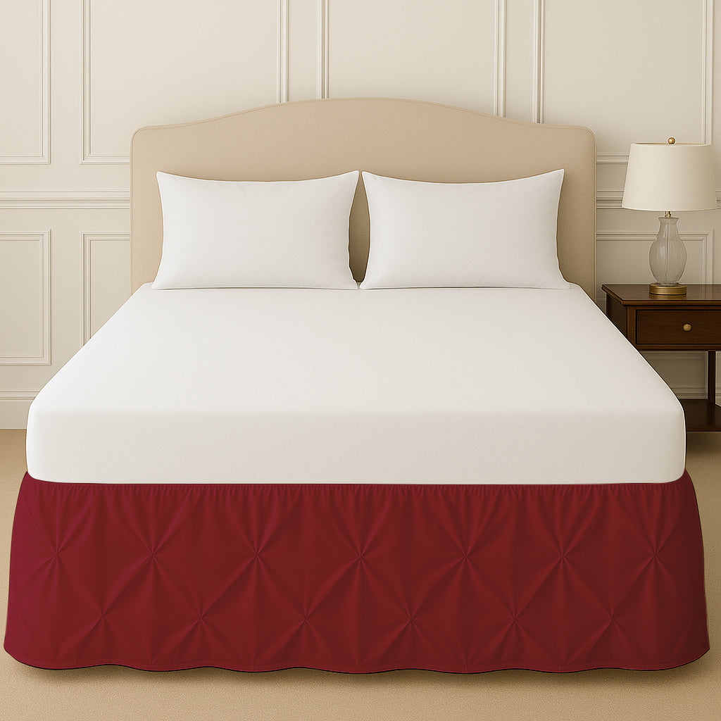 Pinch Pleated Bed Skirt