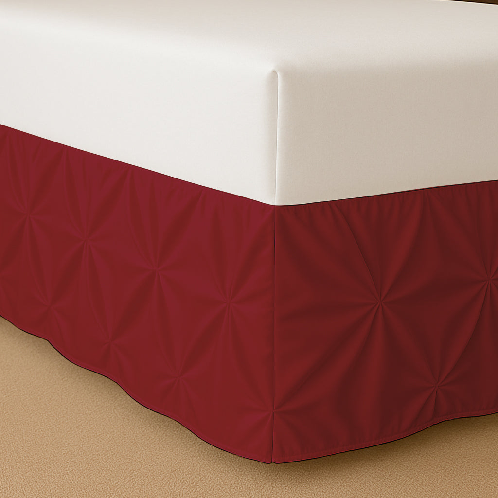 Pinch Pleated Bed Skirt