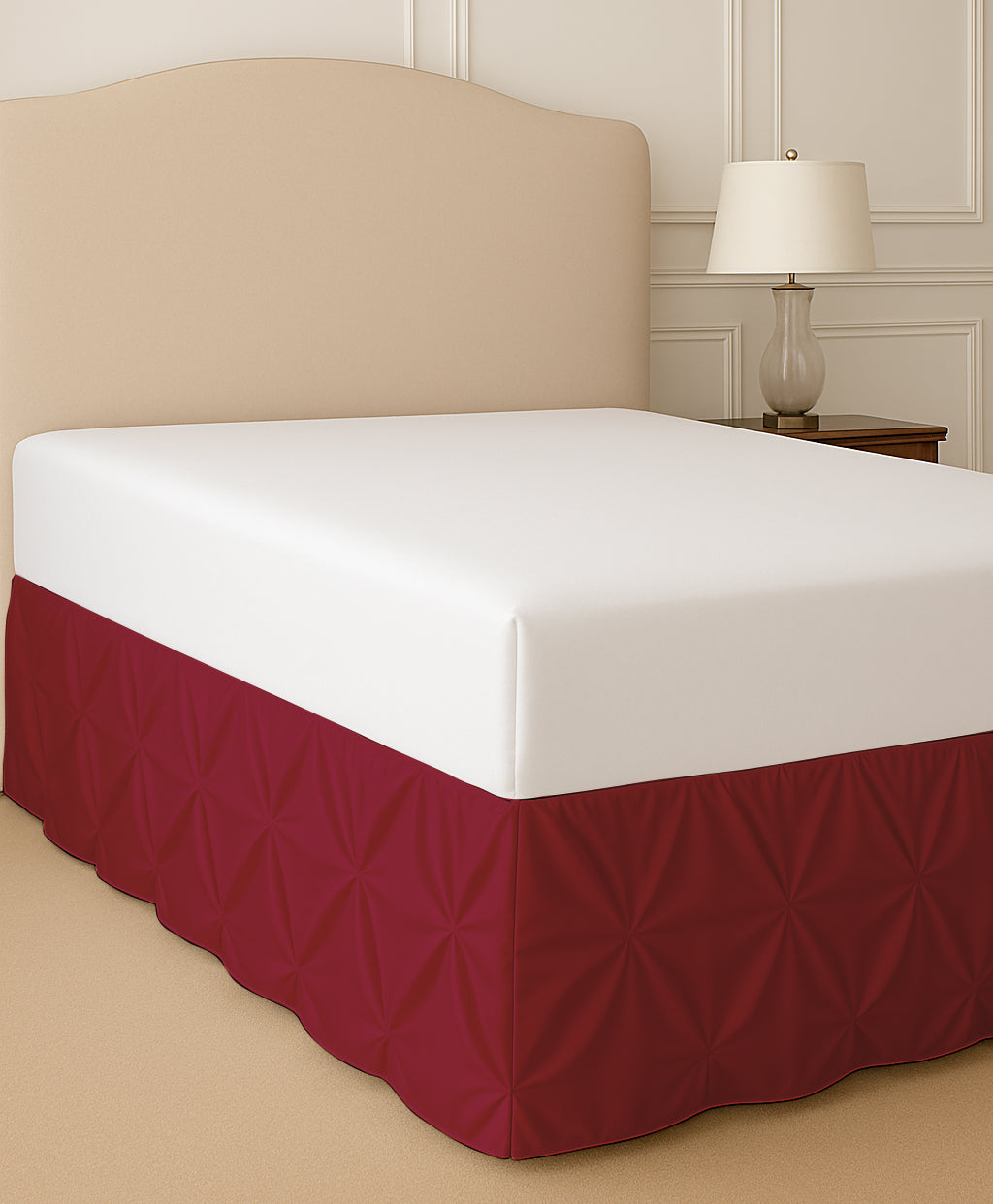 Pinch Pleated Bed Skirt