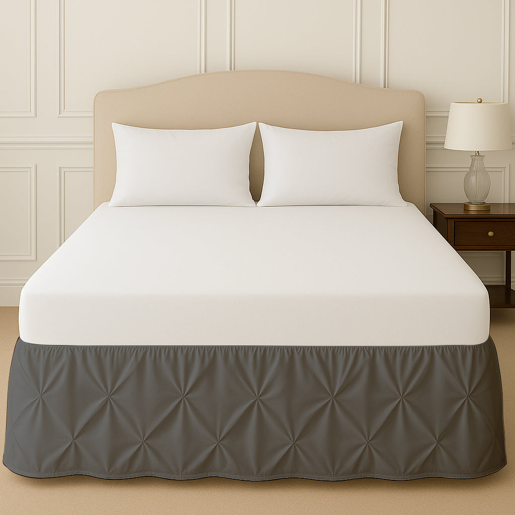 Pinch Pleated Bed Skirt