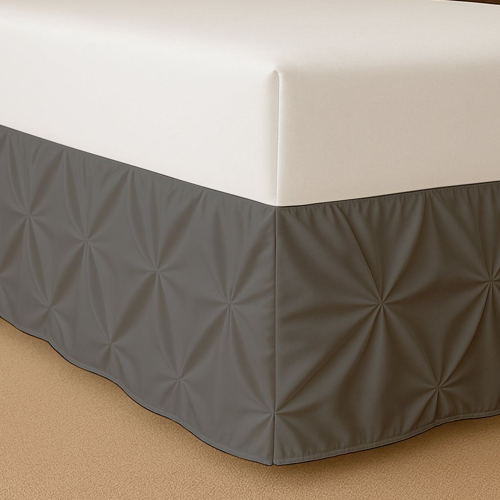 Pinch Pleated Bed Skirt