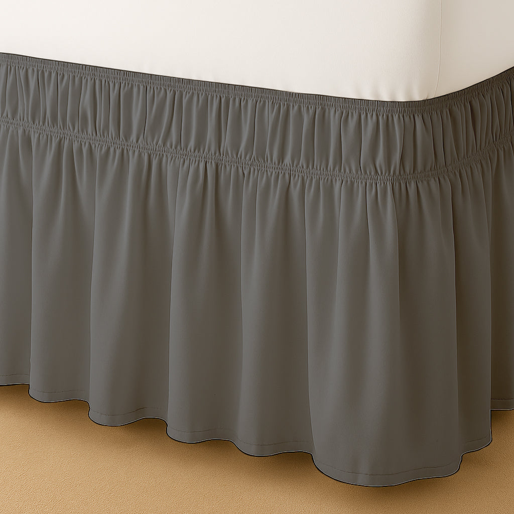 wrap around bed skirt