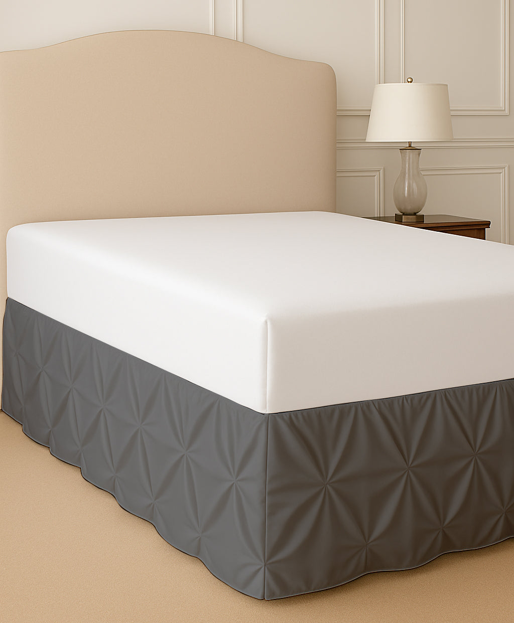 Pinch Pleated Bed Skirt