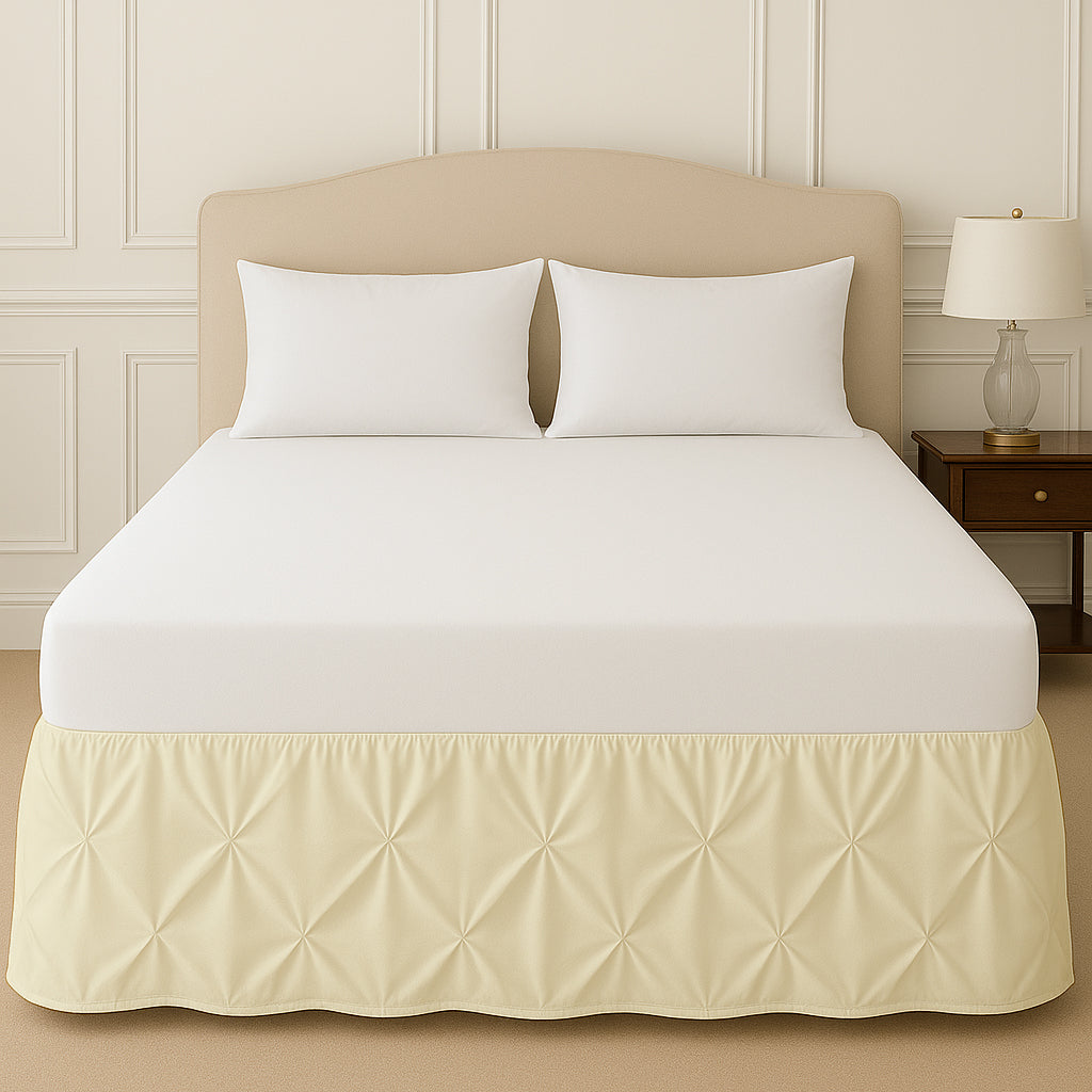 Pinch Pleated Bed Skirt