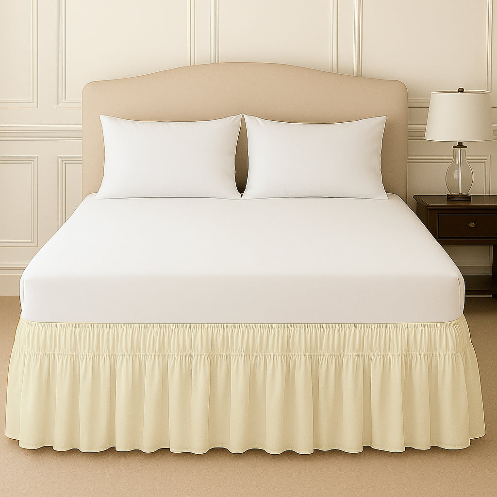 wrap around bed skirt