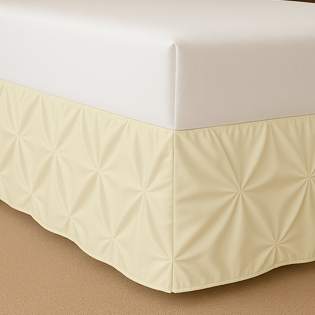 Pinch Pleated Bed Skirt