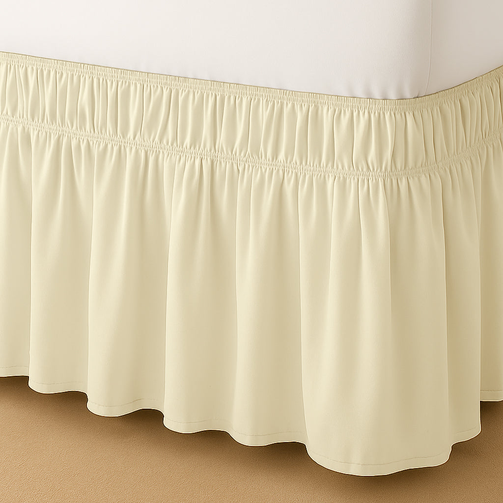 wrap around bed skirt