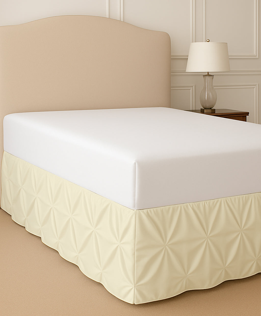 Pinch Pleated Bed Skirt