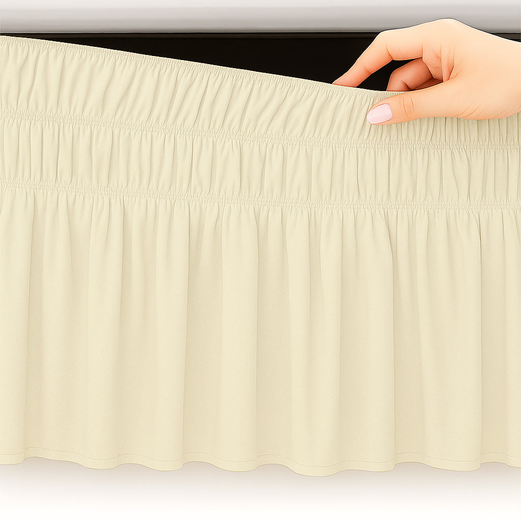 wrap around bed skirt