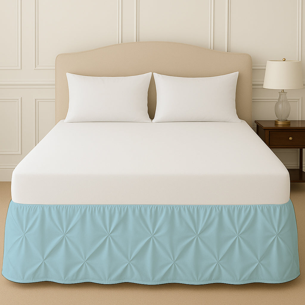 Pinch Pleated Bed Skirt