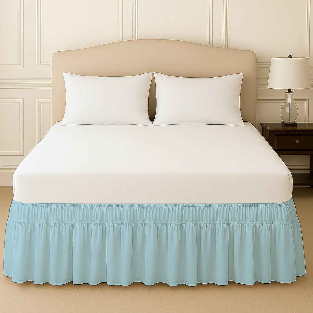 wrap around bed skirt