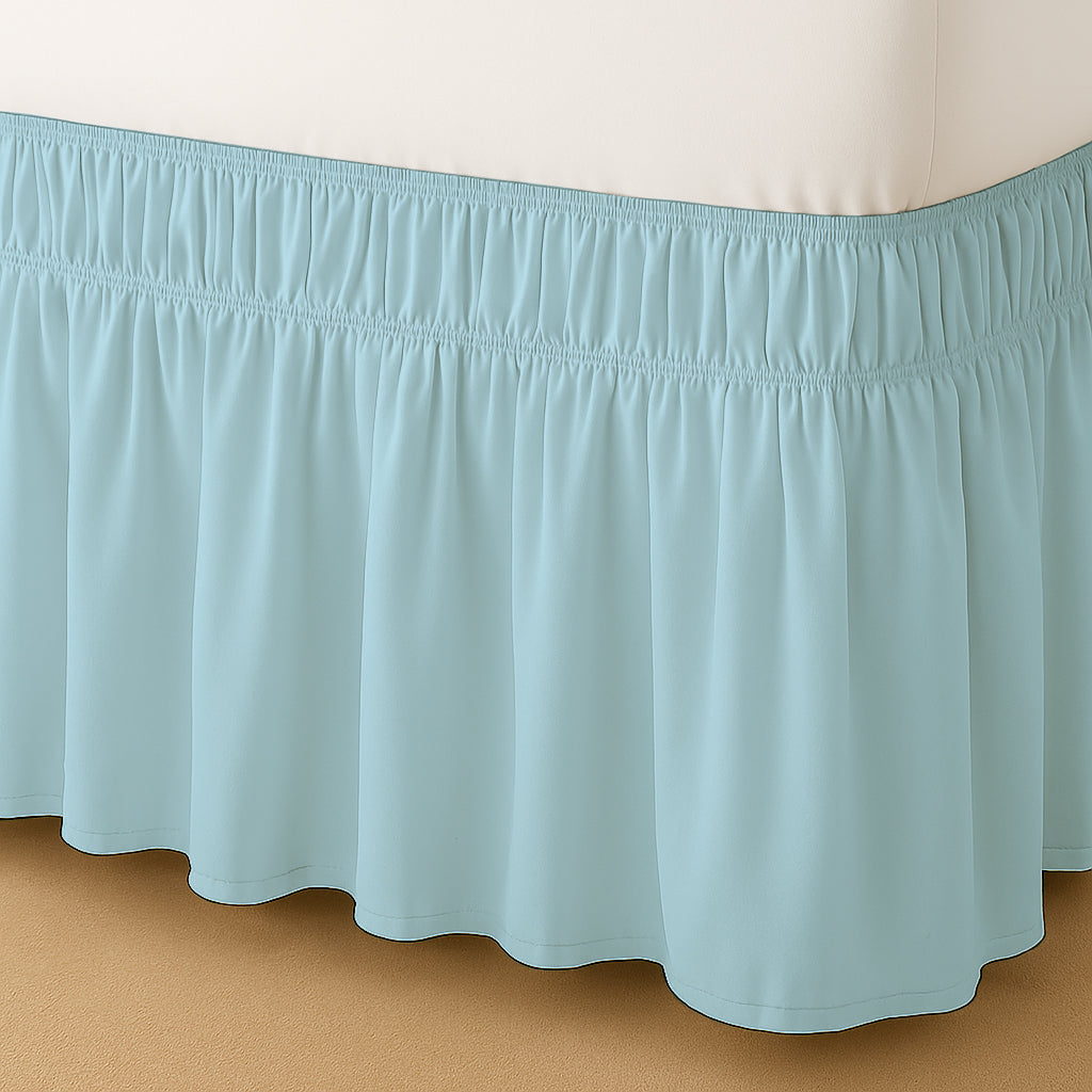 wrap around bed skirt