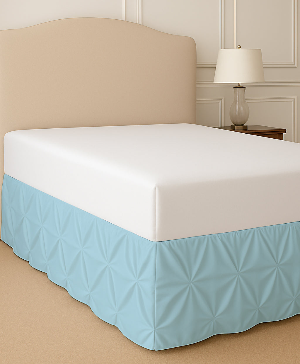Pinch Pleated Bed Skirt