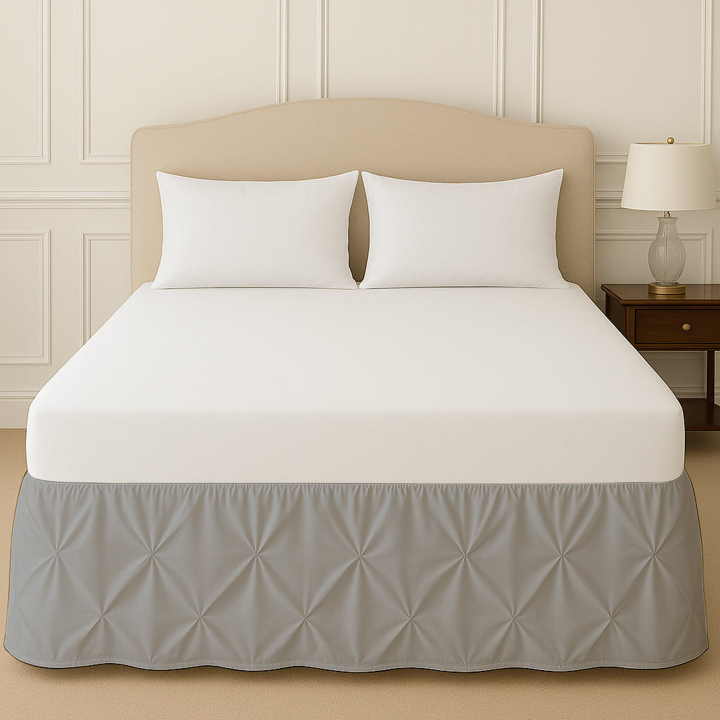 Pinch Pleated Bed Skirt
