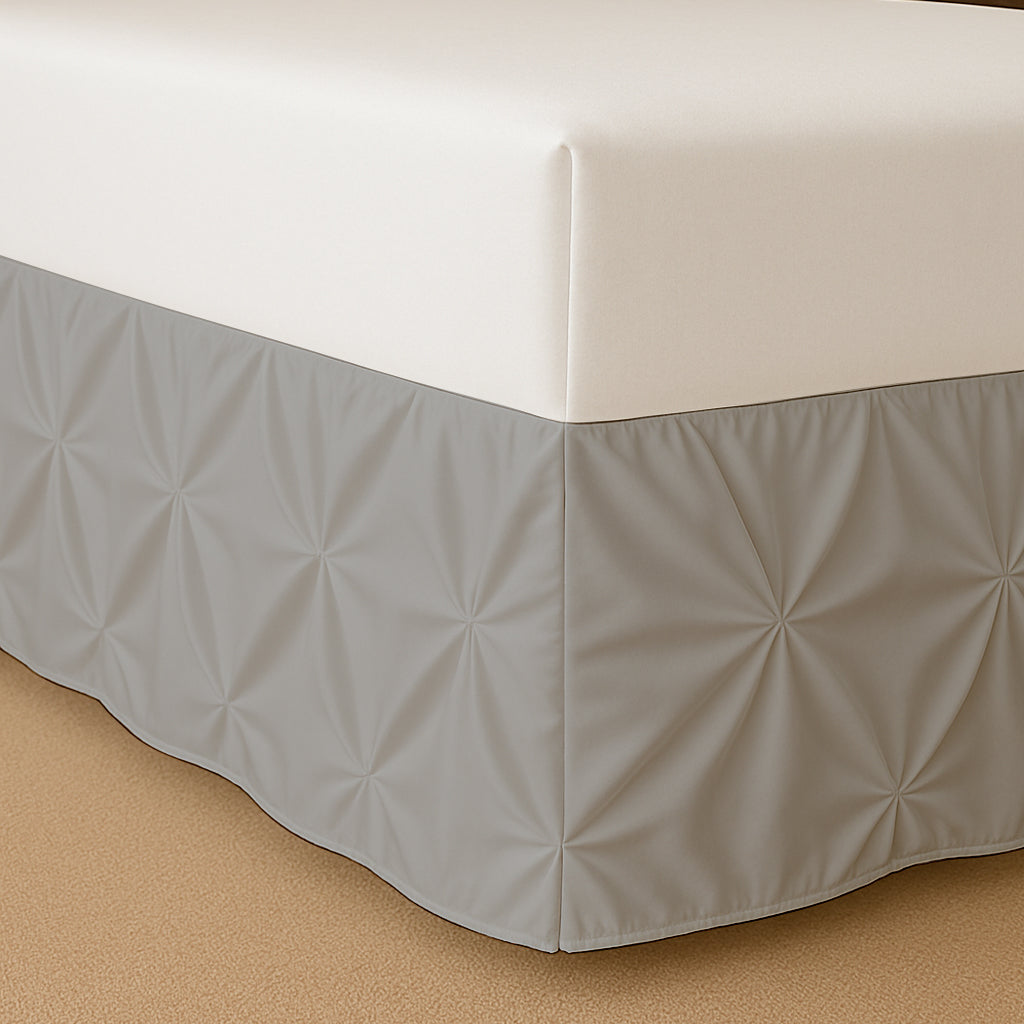 Pinch Pleated Bed Skirt