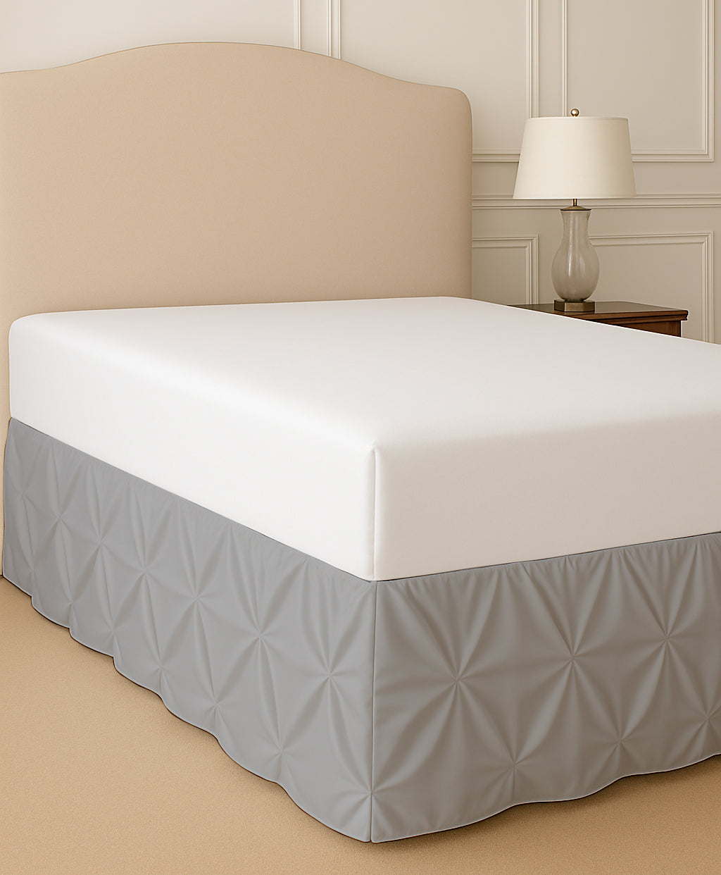 Pinch Pleated Bed Skirt