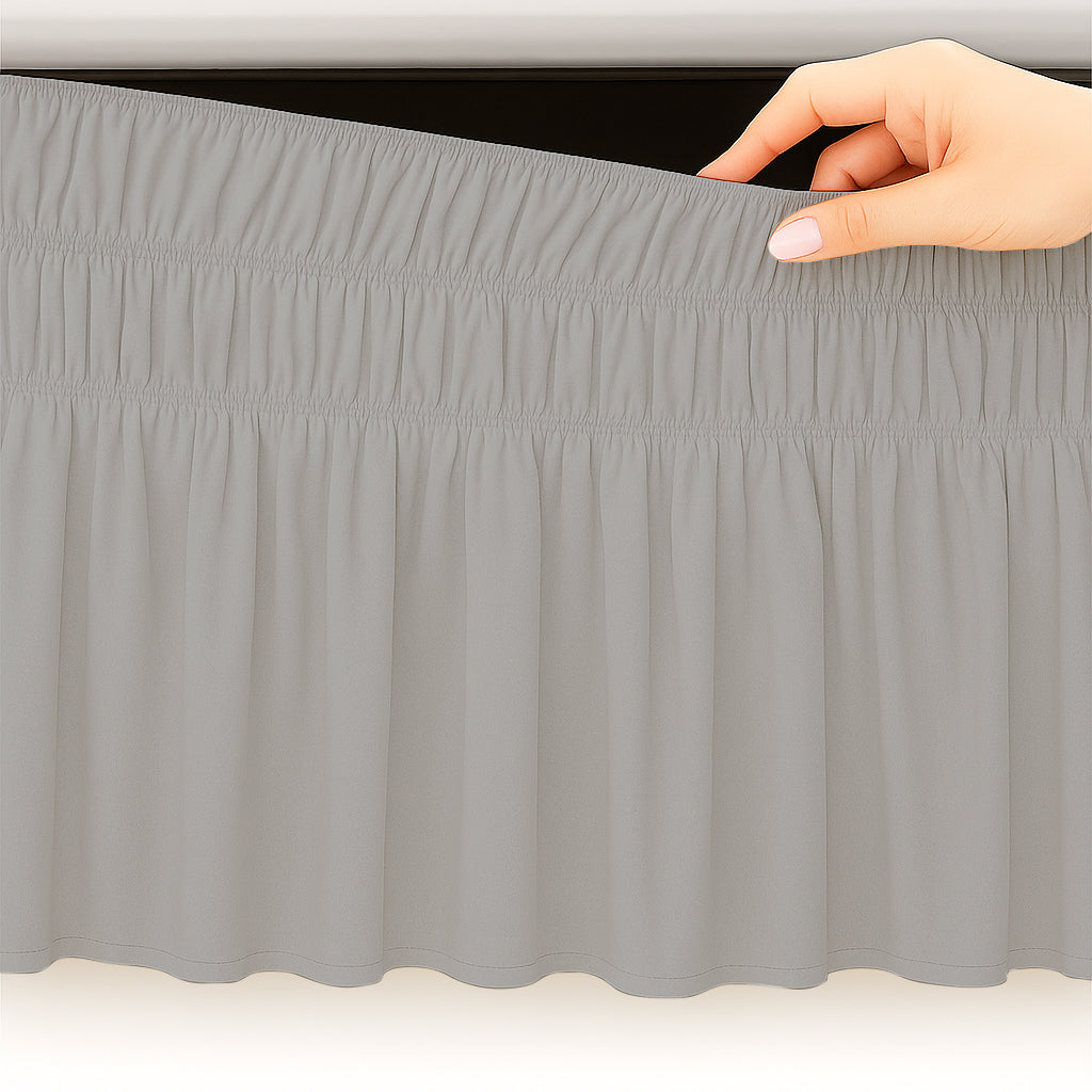 wrap around bed skirt
