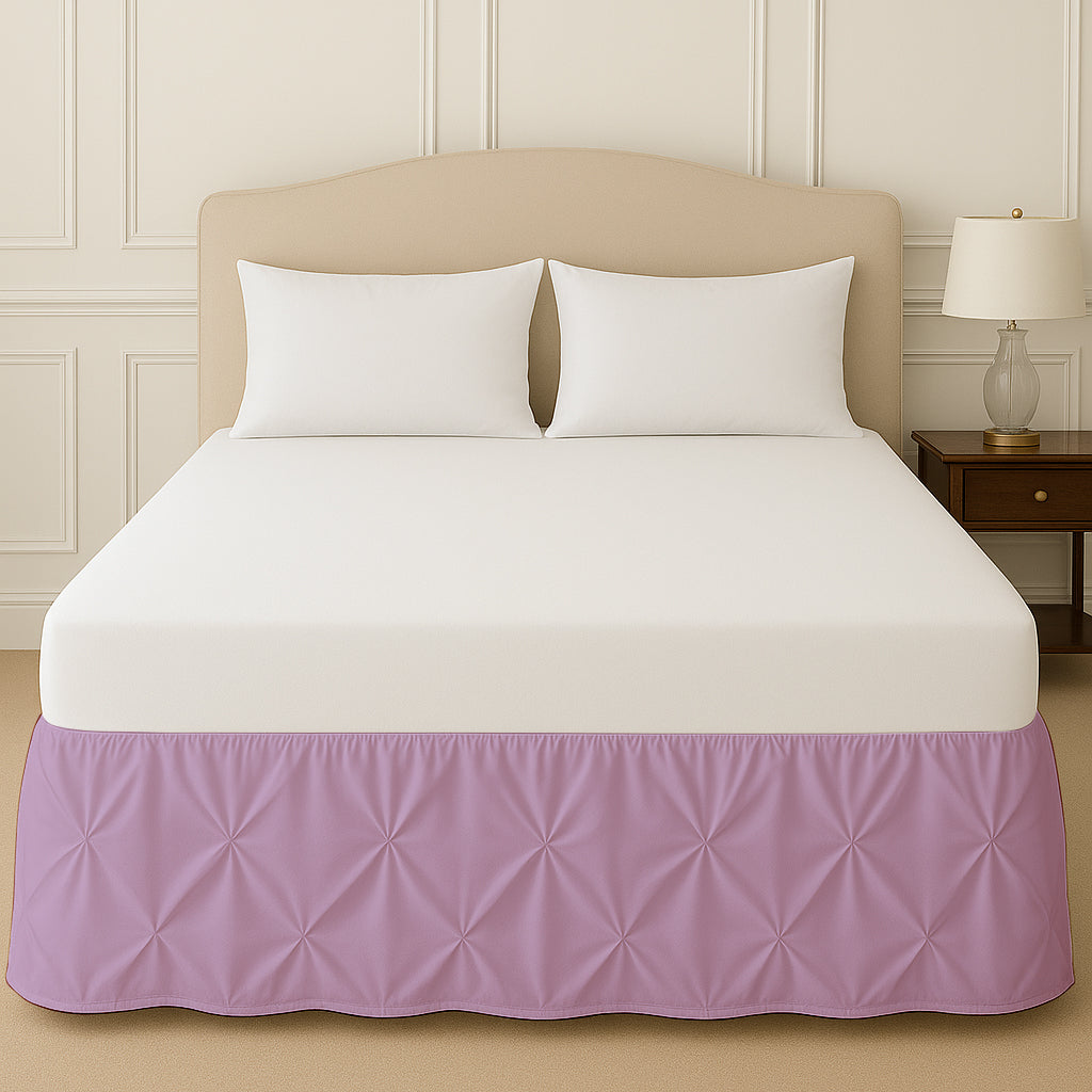 Pinch Pleated Bed Skirt