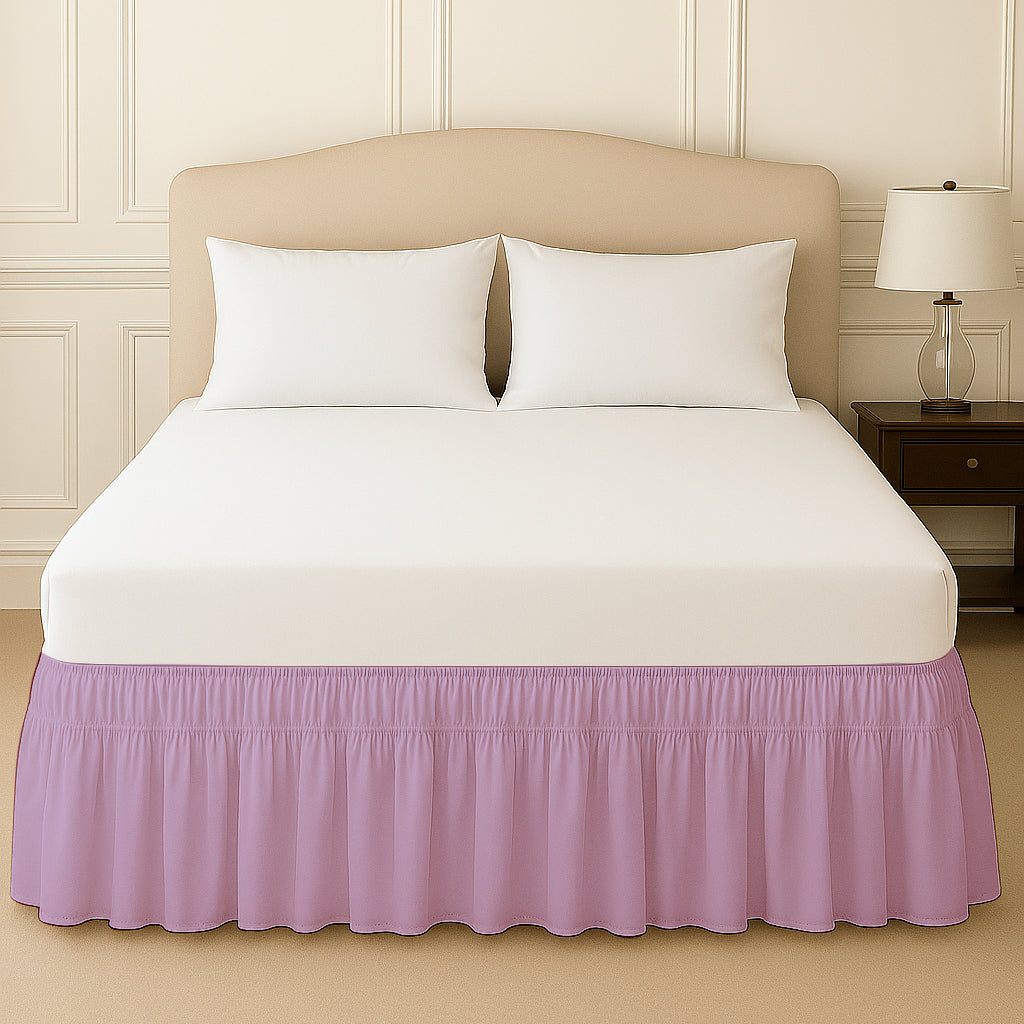 wrap around bed skirt