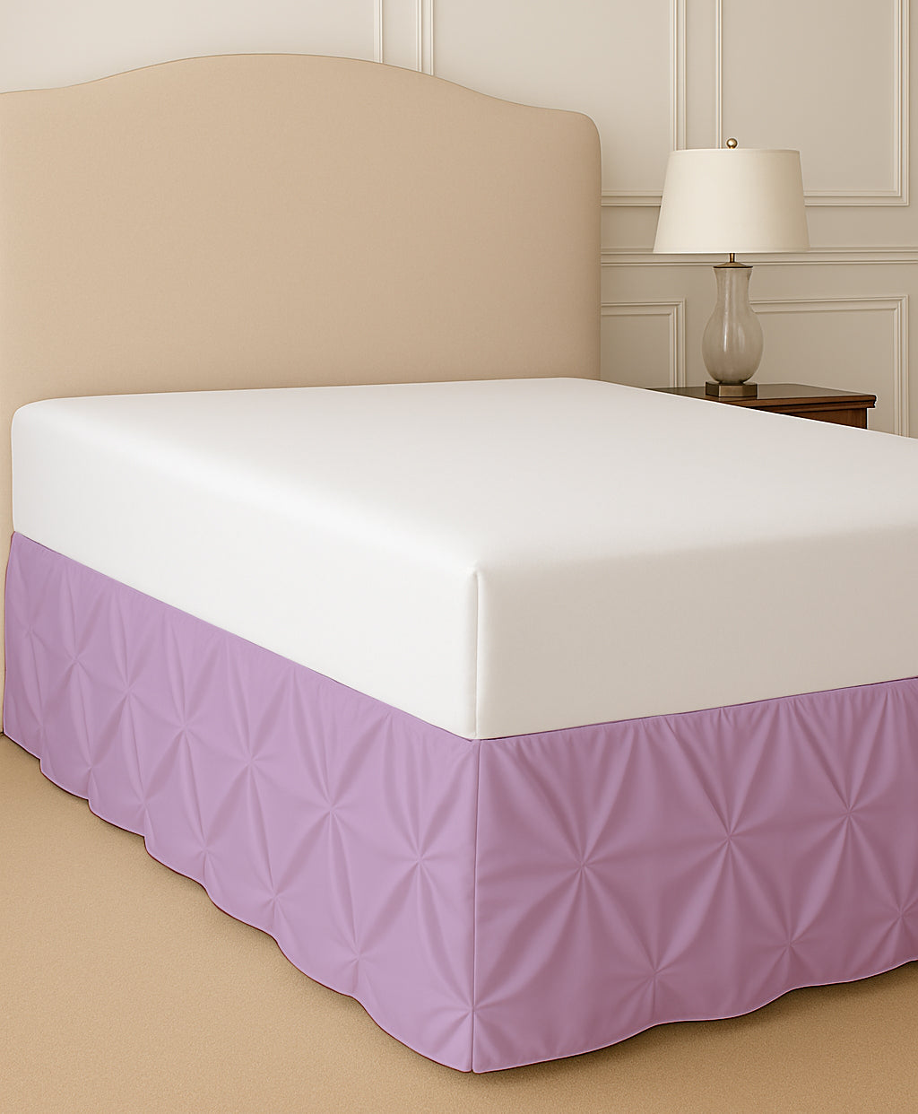 Pinch Pleated Bed Skirt