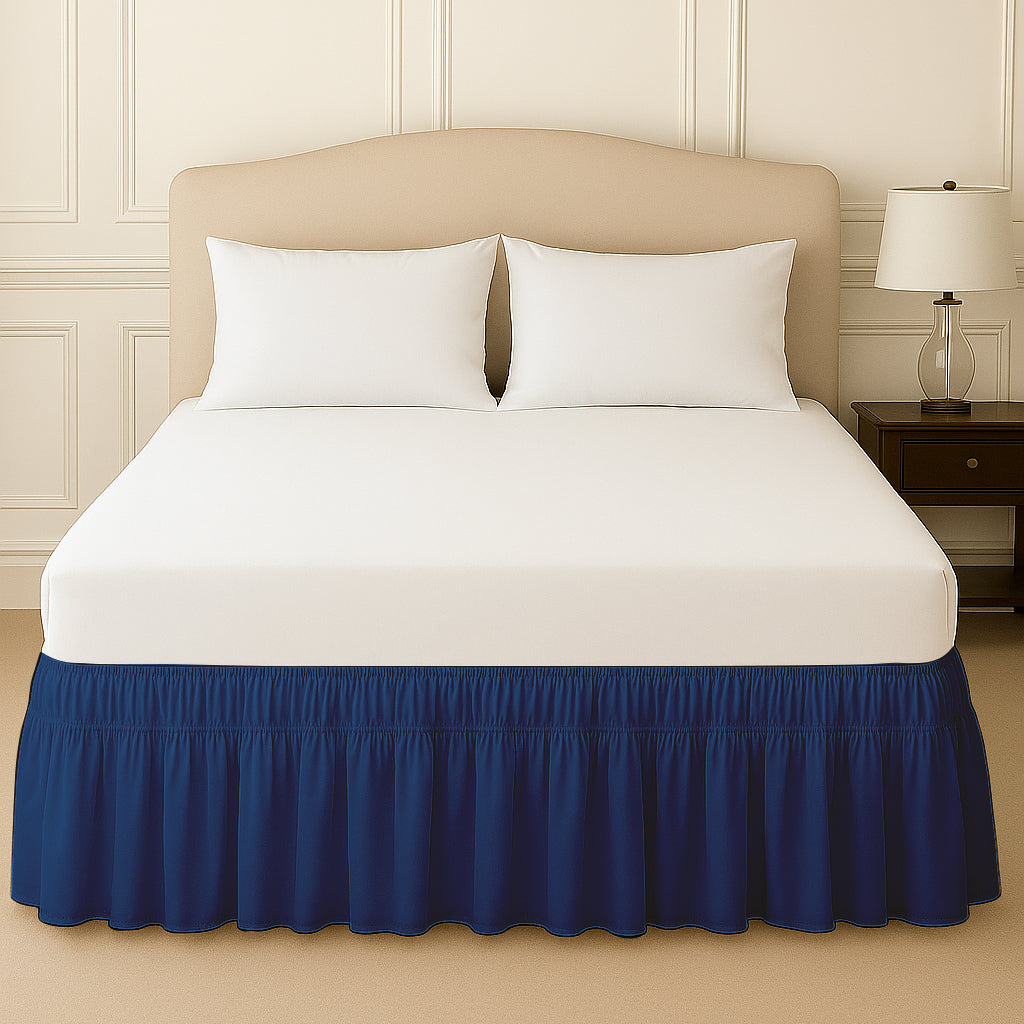 wrap around bed skirt