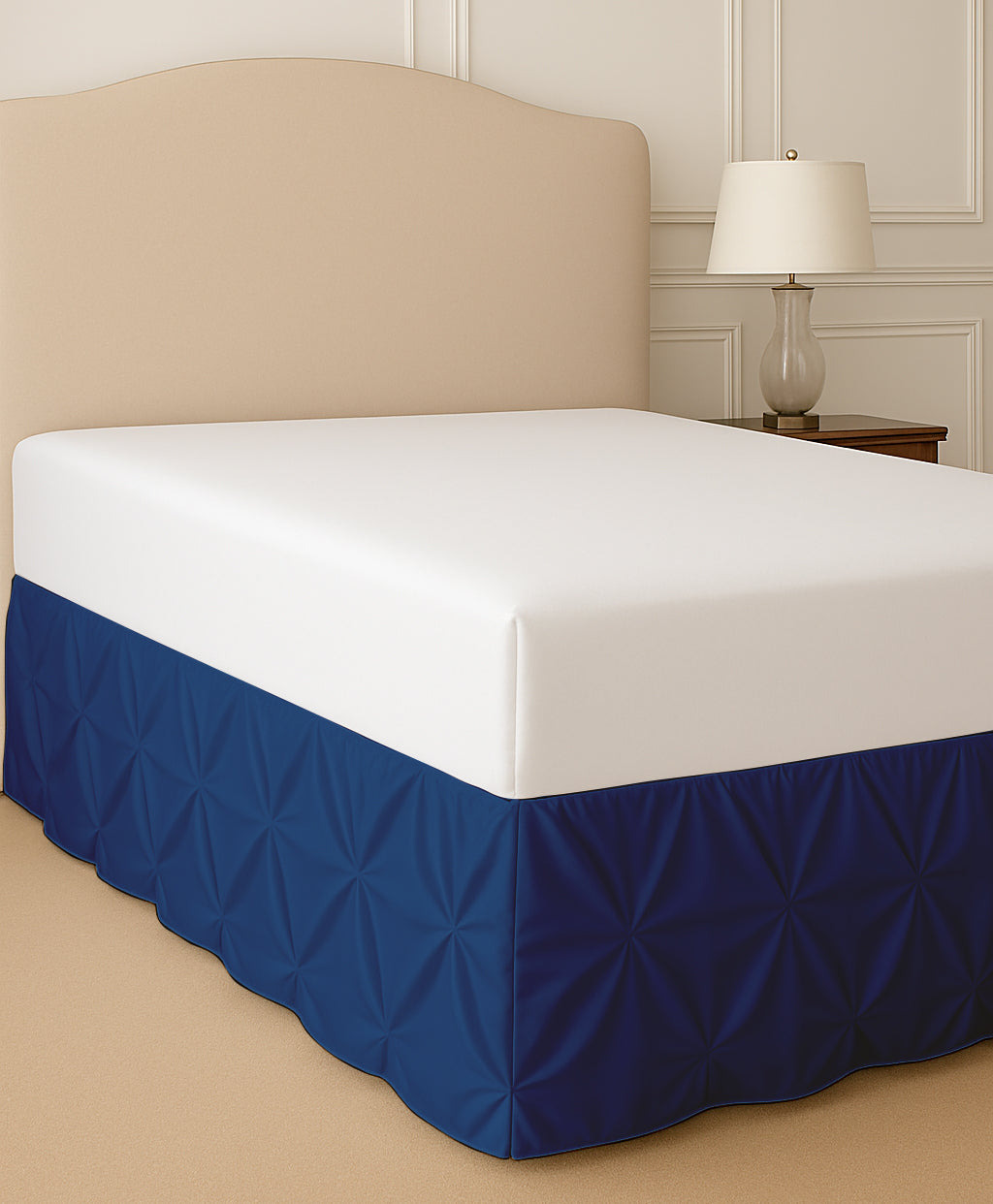 Pinch Pleated Bed Skirt