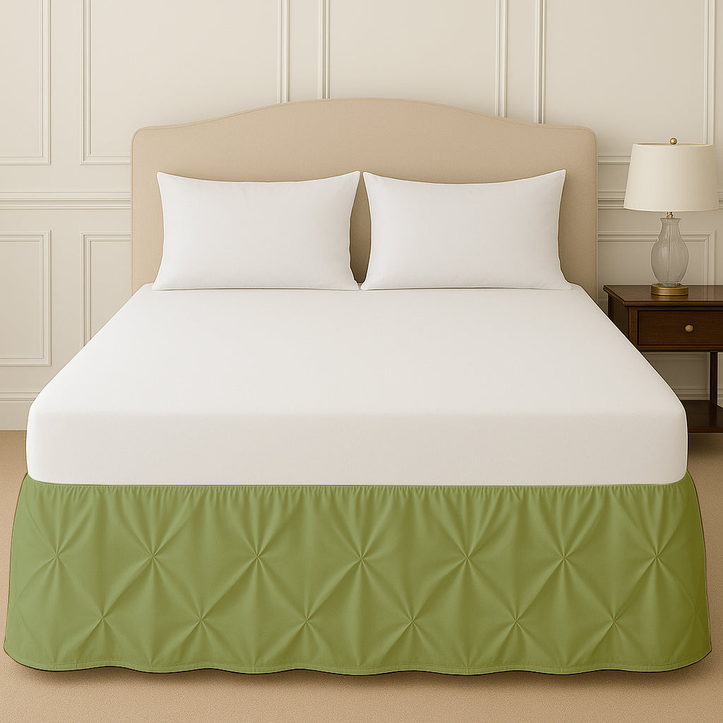 Pinch Pleated Bed Skirt