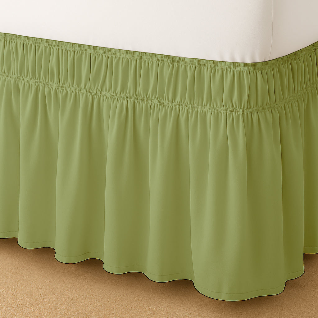 wrap around bed skirt