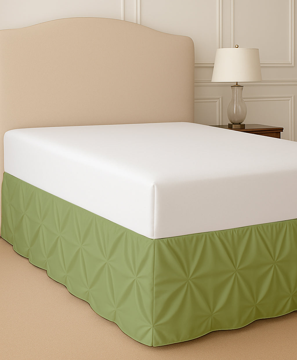 Pinch Pleated Bed Skirt