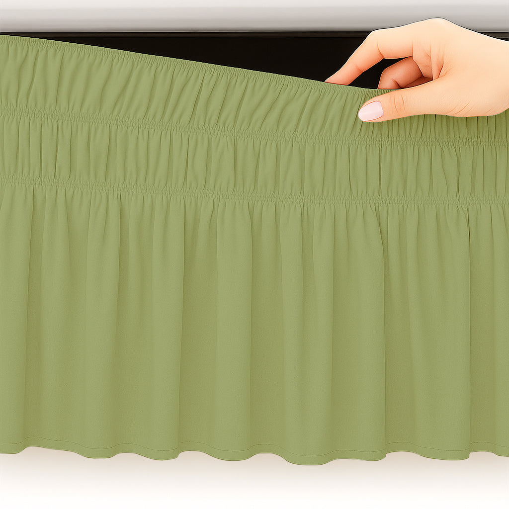 wrap around bed skirt