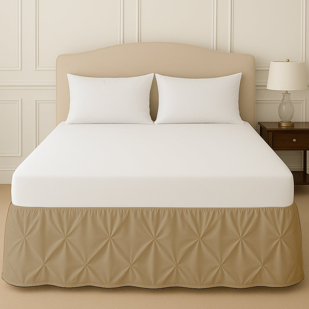 Pinch Pleated Bed Skirt