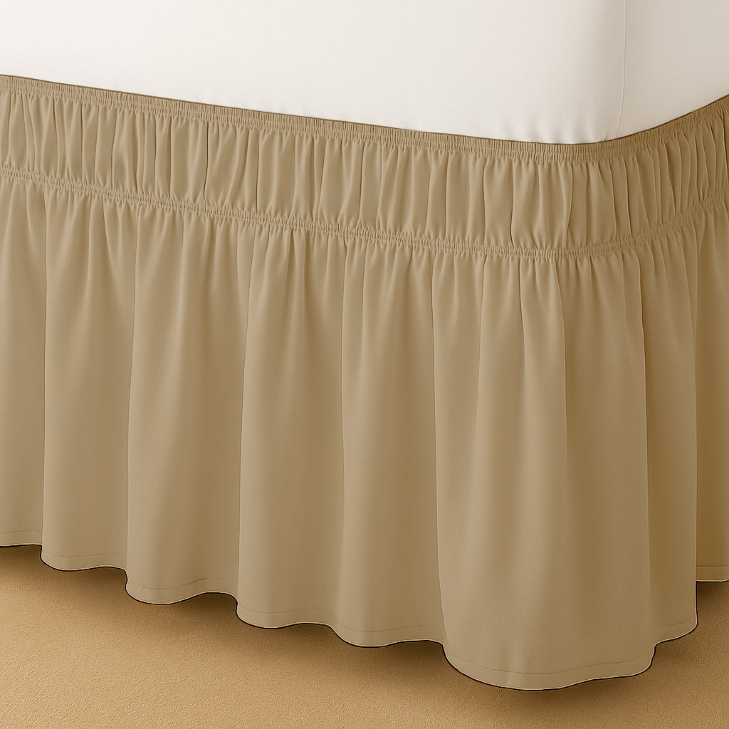 wrap around bed skirt