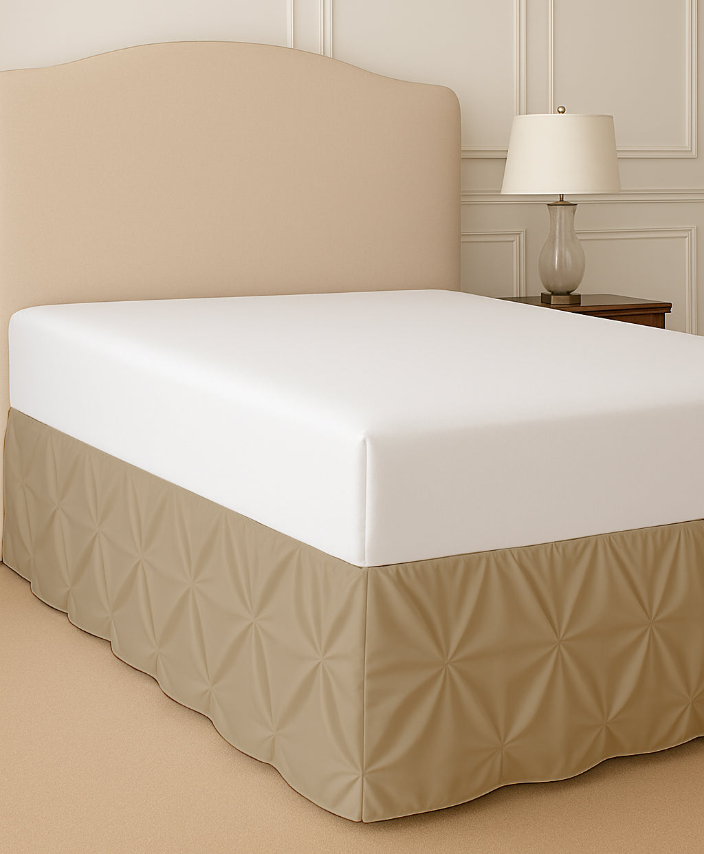 Pinch Pleated Bed Skirt
