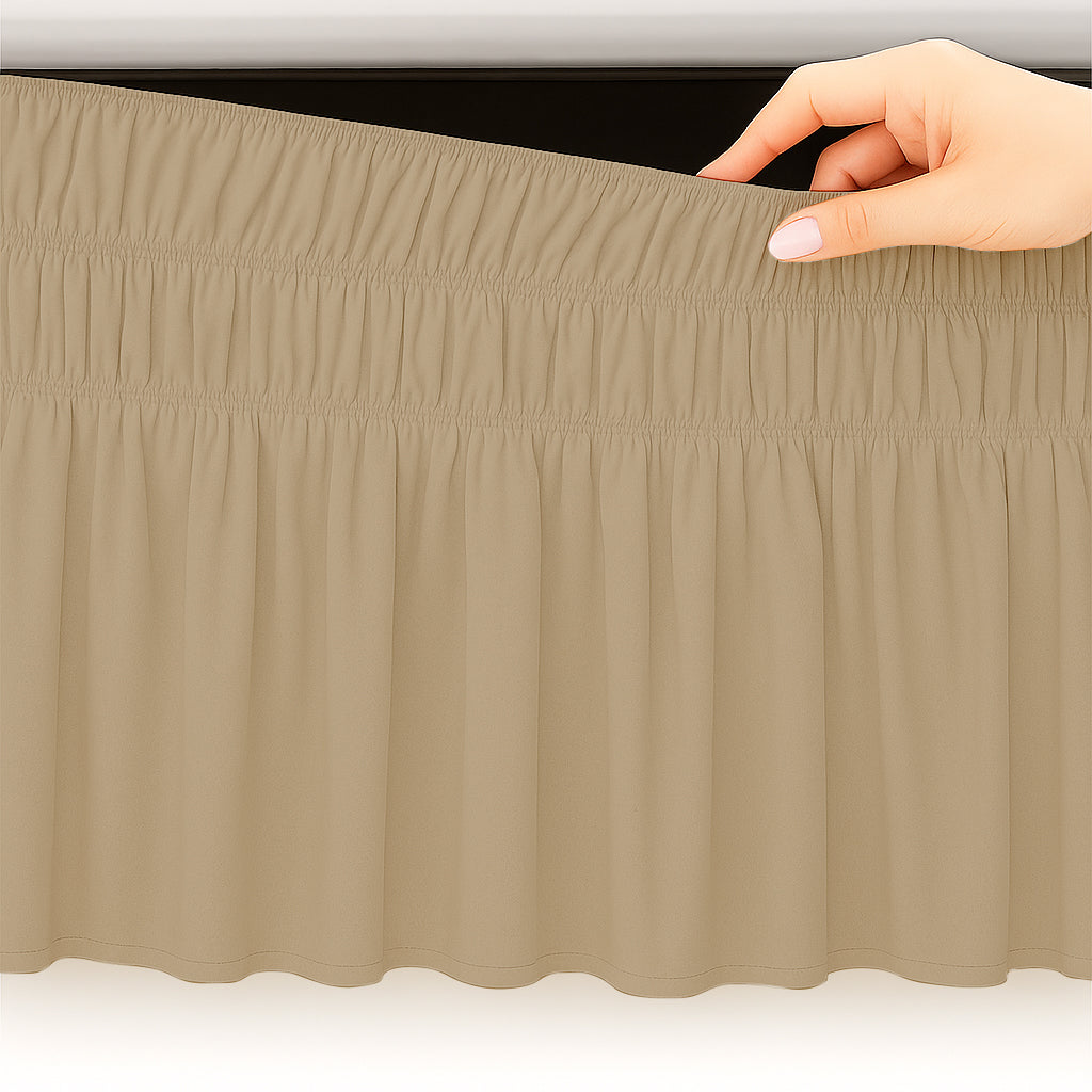 wrap around bed skirt