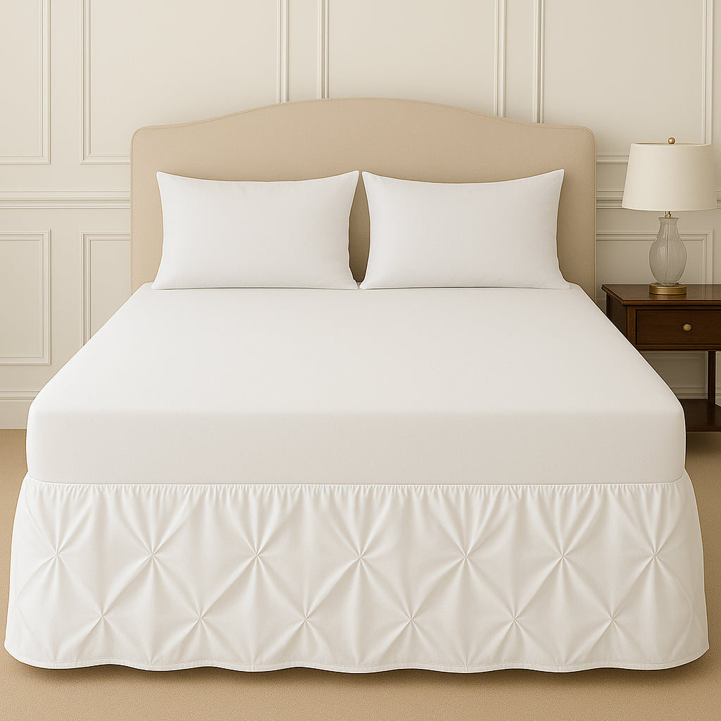 Pinch Pleated Bed Skirt
