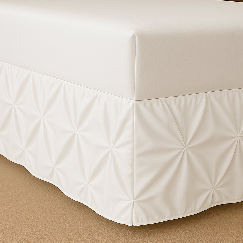 Pinch Pleated Bed Skirt