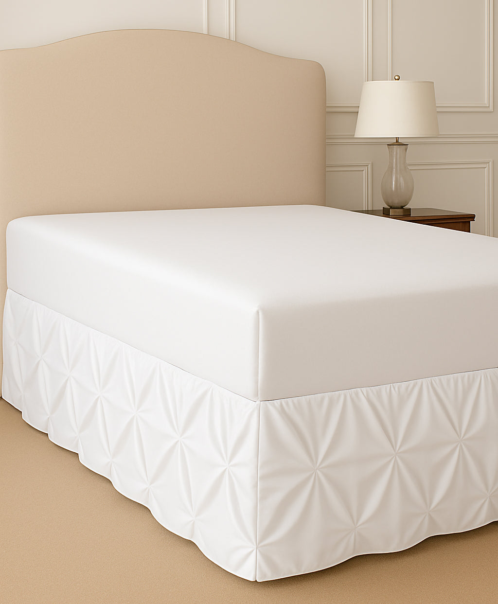 Pinch Pleated Bed Skirt