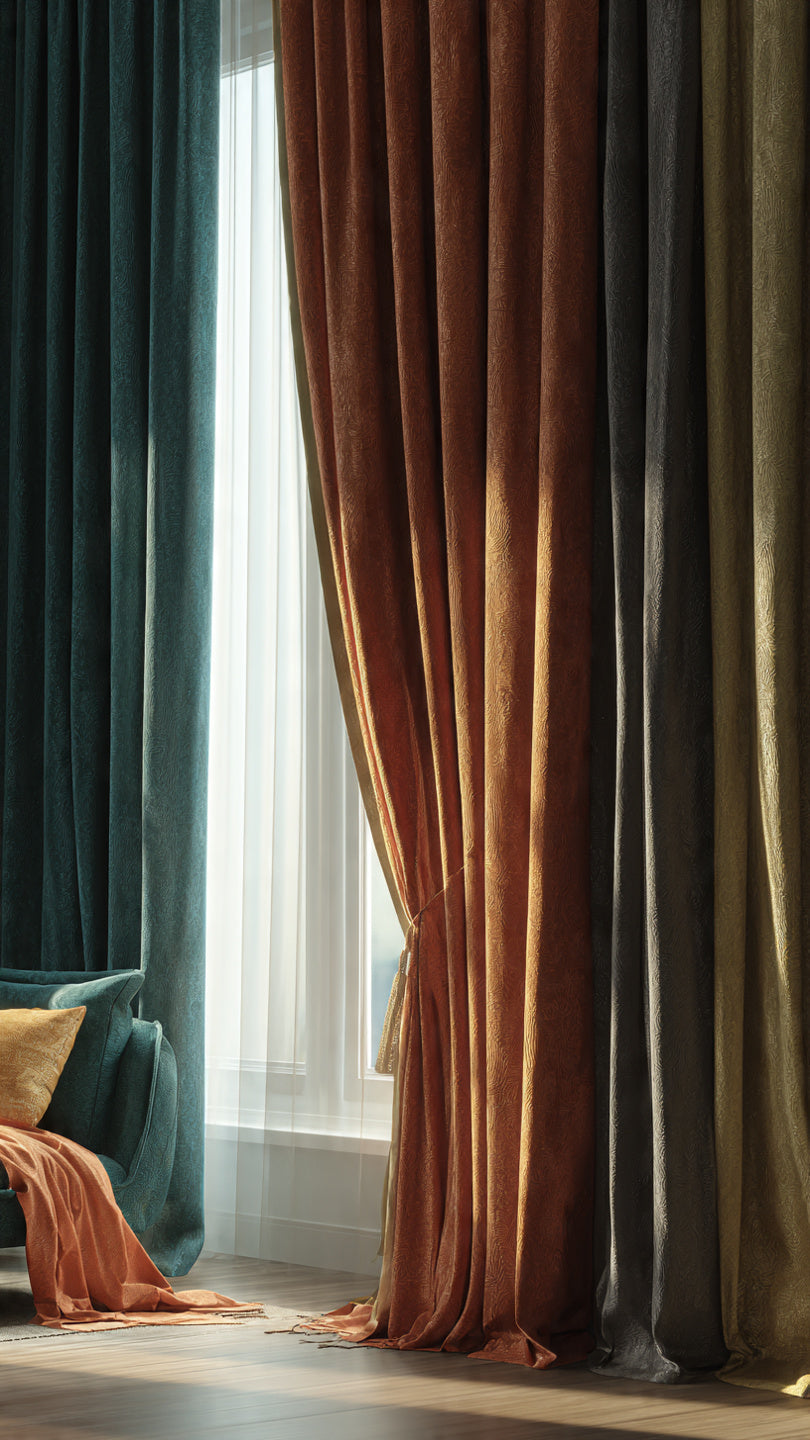 Curtains & Drapes Trend 2025: Rich Tones & Textures