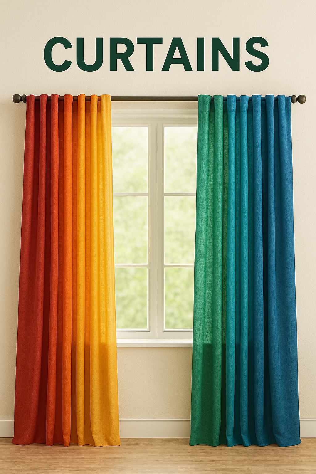 Curtains Trend 2025: Warm Neutrals & Bold Accents