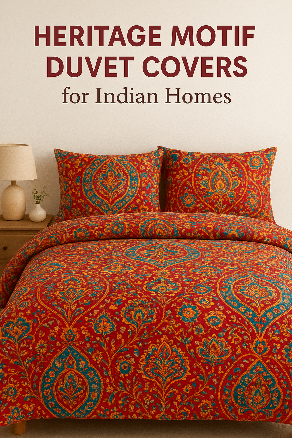 Heritage Motif Duvet Covers for Indian Homes
