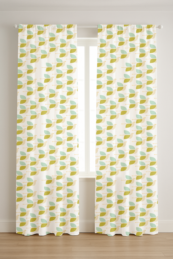 Floral Flow Curtain