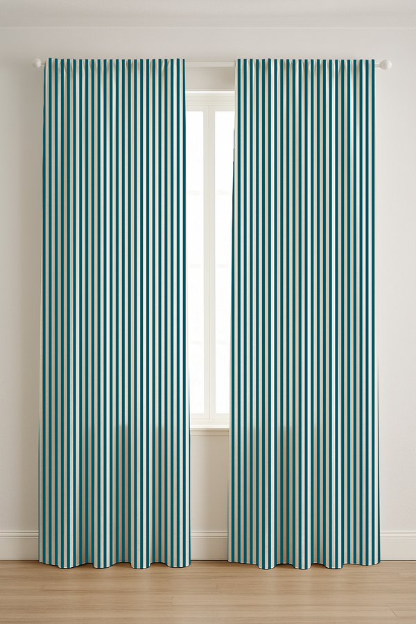 #deeptealbluestripe