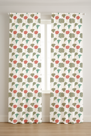 Vintage Rose Veil Curtain