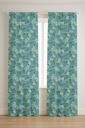 Green Poem Curtain