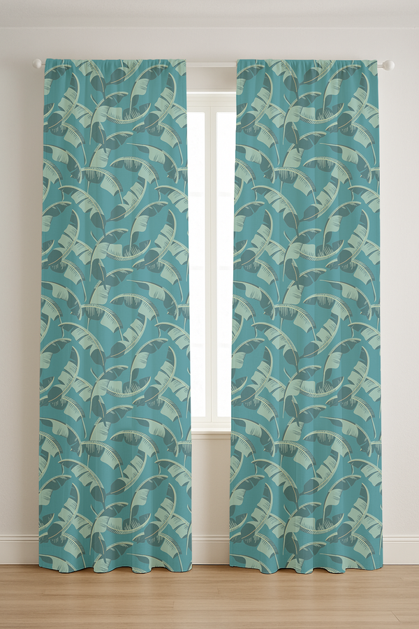 Green Poem Curtain