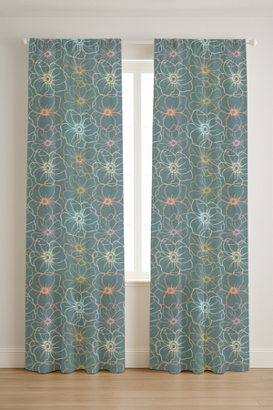 Modern Meadow Curtain