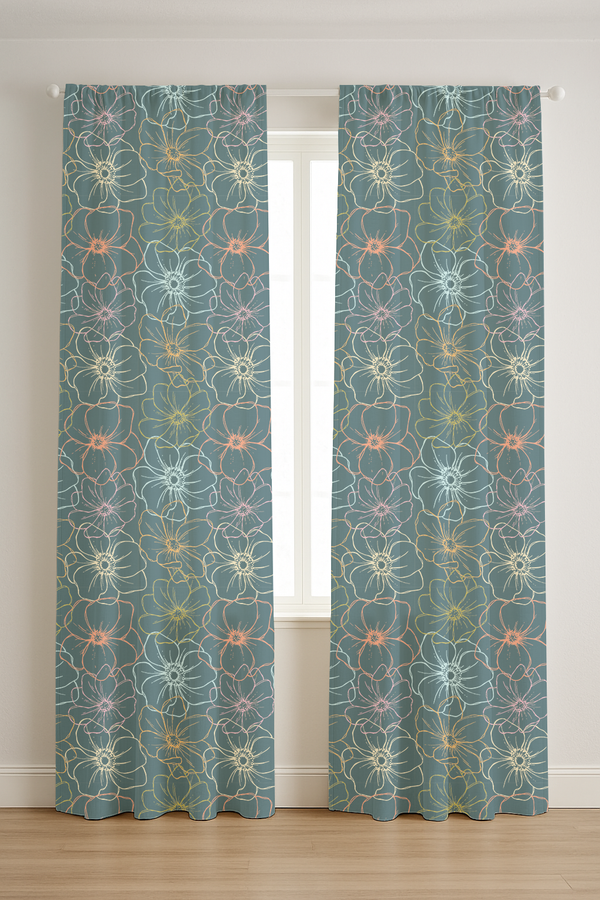 Modern Meadow Curtain