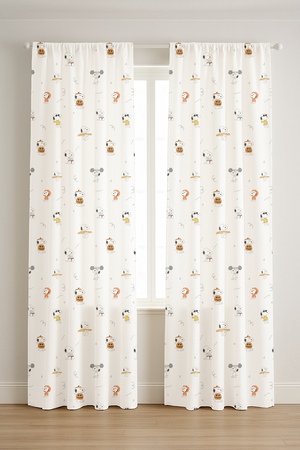 Cartoon Print Curtains