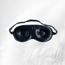 RestHaven Silk Eye Mask – Ultra-Soft Sleep Mask, Midnight Black