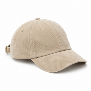Corduroy Dad Cap - Unstructured Adjustable Baseball Hat